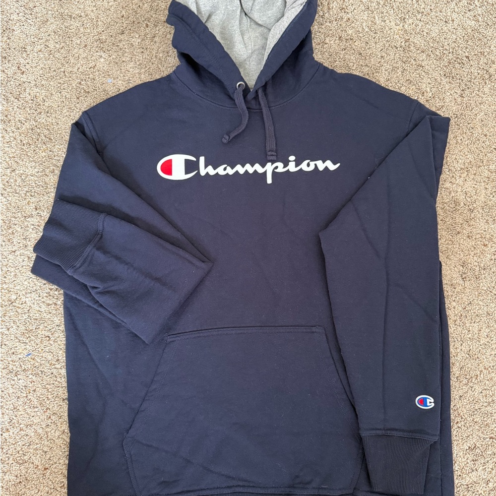 Navy Champion Hoodie
